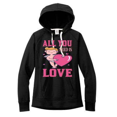 All You Need Is Love Women's Fleece Hoodie