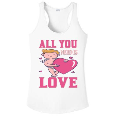 All You Need Is Love Ladies PosiCharge Competitor Racerback Tank