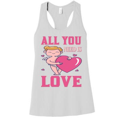 All You Need Is Love Women's Racerback Tank