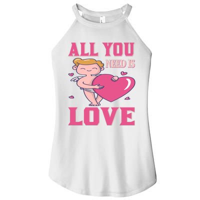 All You Need Is Love Women’s Perfect Tri Rocker Tank