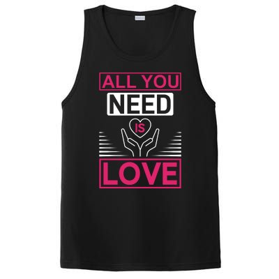 All You Need Is Love PosiCharge Competitor Tank