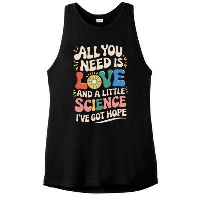 All You Need Love Ivf Miracle Transfer Day Mama Got Hope Ladies PosiCharge Tri-Blend Wicking Tank