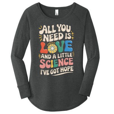 All You Need Love Ivf Miracle Transfer Day Mama Got Hope Women's Perfect Tri Tunic Long Sleeve Shirt