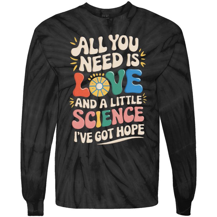 All You Need Love Ivf Miracle Transfer Day Mama Got Hope Tie-Dye Long Sleeve Shirt