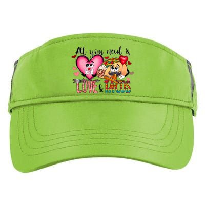 All You Need Is Love And Tacos Adult Drive Performance Visor