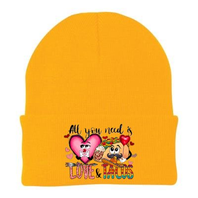 All You Need Is Love And Tacos Knit Cap Winter Beanie