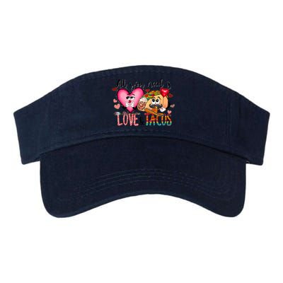 All You Need Is Love And Tacos Valucap Bio-Washed Visor