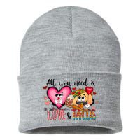 All You Need Is Love And Tacos Sustainable Knit Beanie