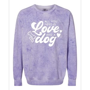 All You Need Is Love Colorblast Crewneck Sweatshirt