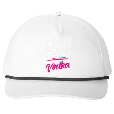 All You Need Is Vodka Cupid Cocktail Lovers Gift Snapback Five-Panel Rope Hat