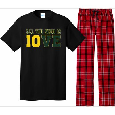 All You Need Is Love Green Bay Gift Pajama Set