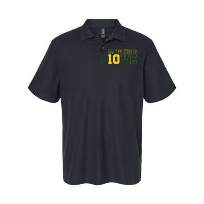 All You Need Is Love Green Bay Gift Softstyle Adult Sport Polo