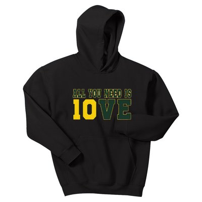 All You Need Is Love Green Bay Gift Kids Hoodie