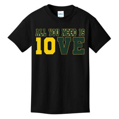 All You Need Is Love Green Bay Gift Kids T-Shirt