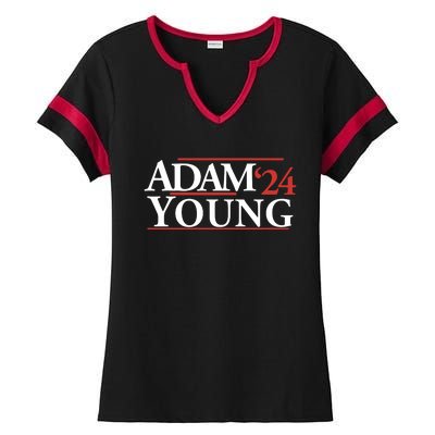 Adam Young24 Owl City Ladies Halftime Notch Neck Tee