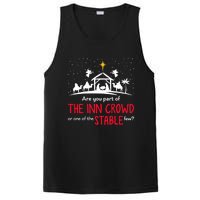 Are You Part Of Inn Crowd Or Stable Few Christmas Nativity PosiCharge Competitor Tank