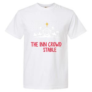 Are You Part Of Inn Crowd Or Stable Few Christmas Nativity Garment-Dyed Heavyweight T-Shirt