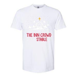 Are You Part Of Inn Crowd Or Stable Few Christmas Nativity Softstyle CVC T-Shirt