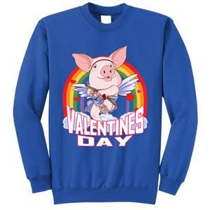 American Yorkshire Pig Cupid Funny Valentines Day Gift Sweatshirt