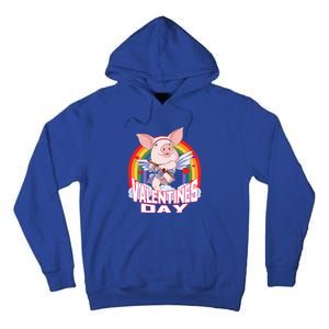 American Yorkshire Pig Cupid Funny Valentines Day Gift Tall Hoodie