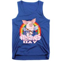 American Yorkshire Pig Cupid Funny Valentines Day Gift Tank Top