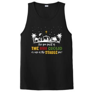 Are You Part Of Inn Crowd Or Stable Few Christmas Nativity Gift PosiCharge Competitor Tank