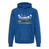 Are You Part Of Inn Crowd Or Stable Few Christmas Nativity Gift Premium Hoodie