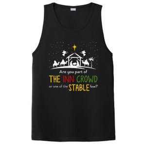 Are You Part Of Inn Crowd Or Stable Few Christmas Nativity PosiCharge Competitor Tank