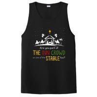 Are You Part Of Inn Crowd Or Stable Few Christmas Nativity PosiCharge Competitor Tank