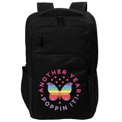 Another Year Poppin It Butterfly Push Pop Impact Tech Backpack