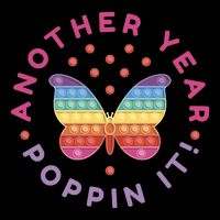 Another Year Poppin It Butterfly Push Pop Daily Commute Backpack