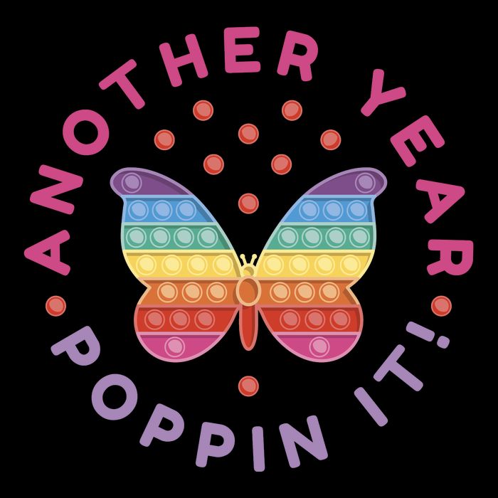 Another Year Poppin It Butterfly Push Pop Daily Commute Backpack