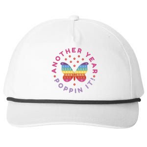 Another Year Poppin It Butterfly Push Pop Snapback Five-Panel Rope Hat