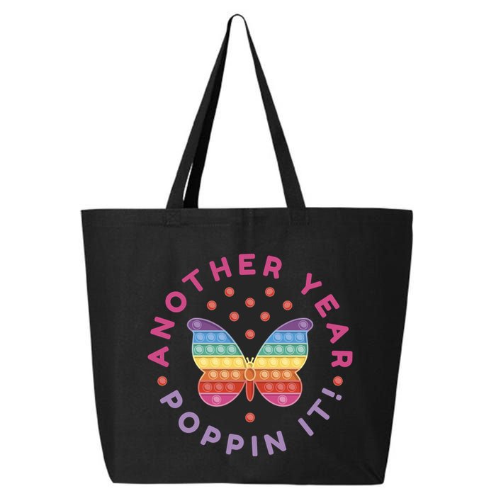 Another Year Poppin It Butterfly Push Pop 25L Jumbo Tote