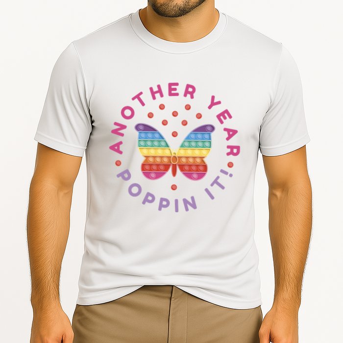 Another Year Poppin It Butterfly Push Pop Performance Shirt