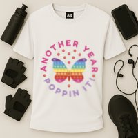 Another Year Poppin It Butterfly Push Pop Performance Shirt