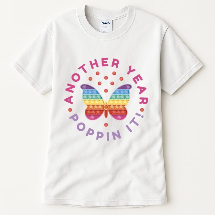 Another Year Poppin It Butterfly Push Pop Tall T-Shirt