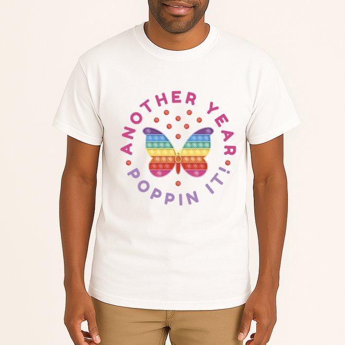 Another Year Poppin It Butterfly Push Pop Tall T-Shirt