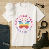 Another Year Poppin It Butterfly Push Pop Tall T-Shirt