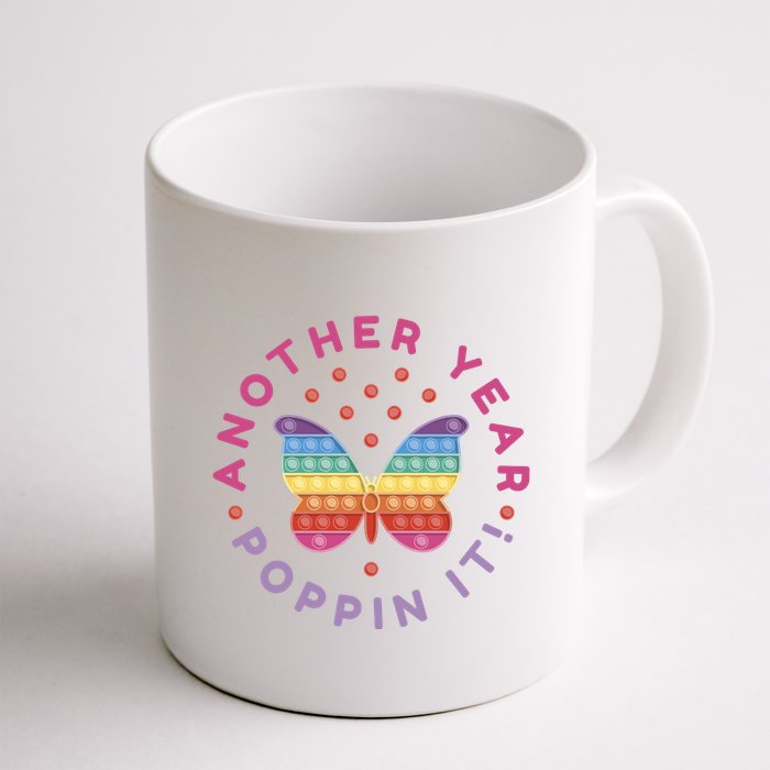 Another Year Poppin It Butterfly Push Pop Mug