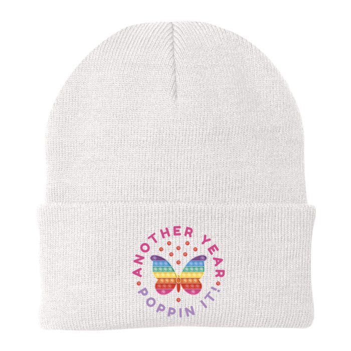 Another Year Poppin It Butterfly Push Pop Beanie