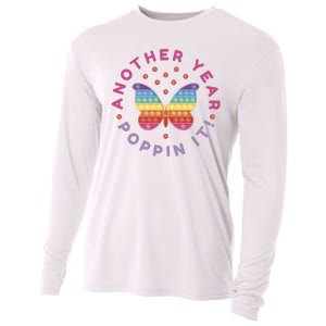 Another Year Poppin It Butterfly Push Pop Cooling Performance Long Sleeve Crew