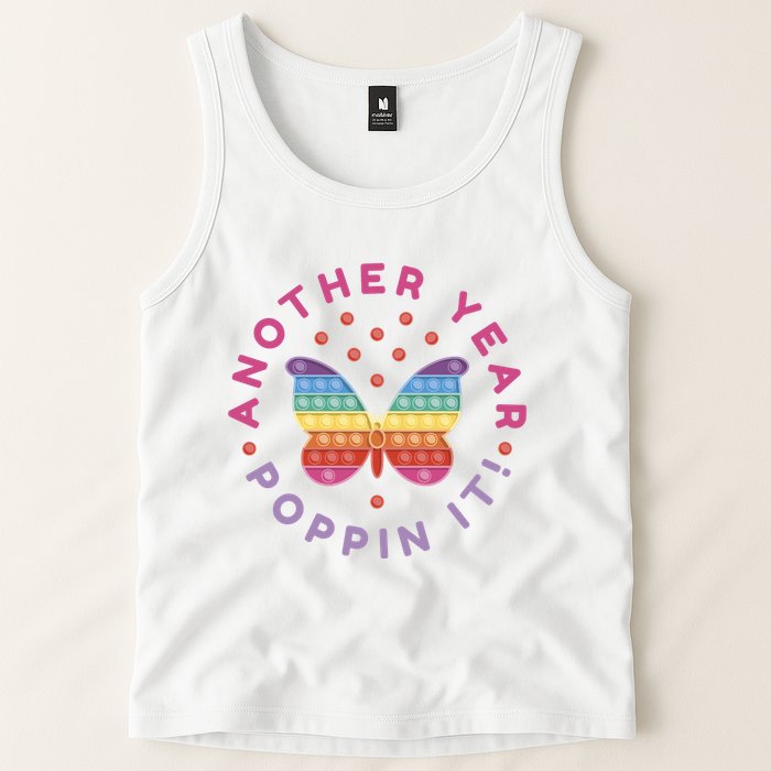 Another Year Poppin It Butterfly Push Pop Tank Top