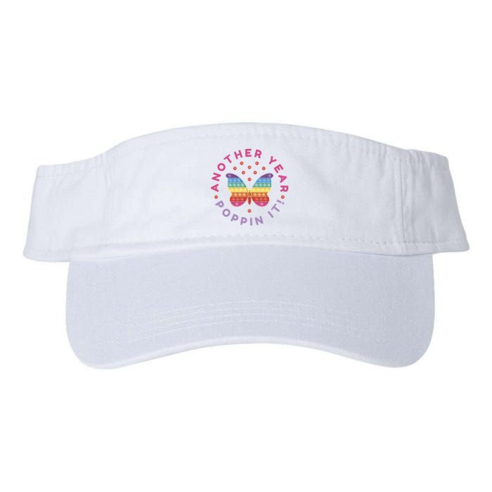 Another Year Poppin It Butterfly Push Pop Visor