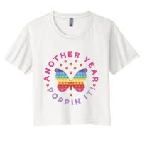 Another Year Poppin It Butterfly Push Pop Crop Top