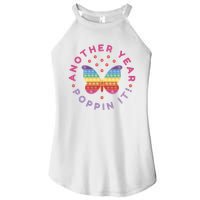 Another Year Poppin It Butterfly Push Pop Women's Perfect Tri Rocker Tank