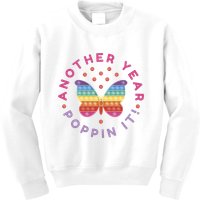 Another Year Poppin It Butterfly Push Pop Kids Sweatshirt