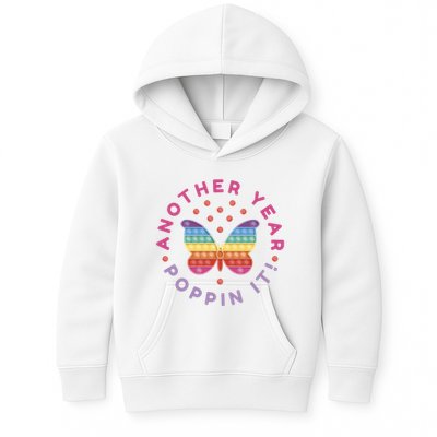 Another Year Poppin It Butterfly Push Pop Kids Hoodie