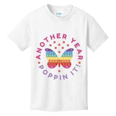 Another Year Poppin It Butterfly Push Pop Kids T-Shirt