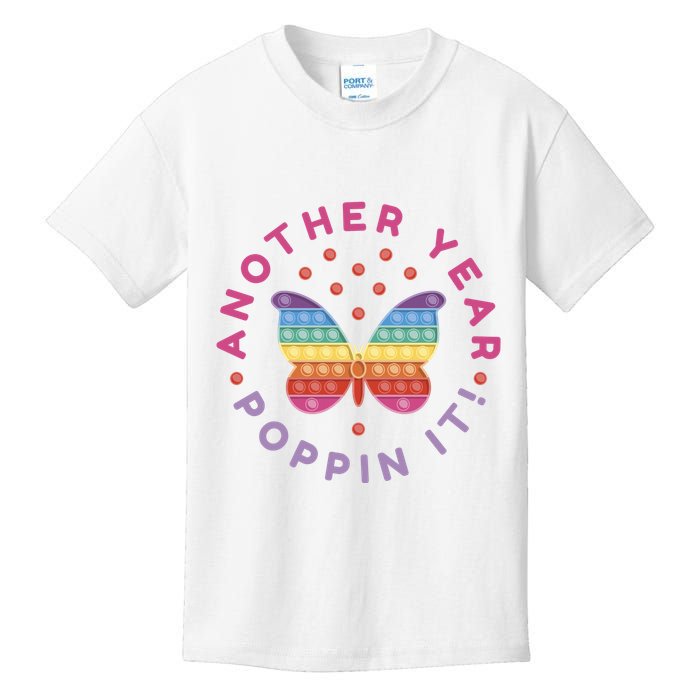 Another Year Poppin It Butterfly Push Pop Kids T-Shirt